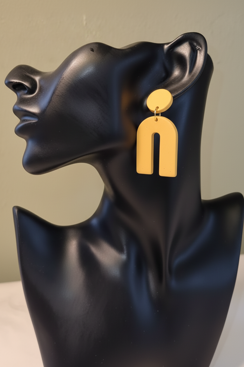 Bold Geometric Statement Earrings