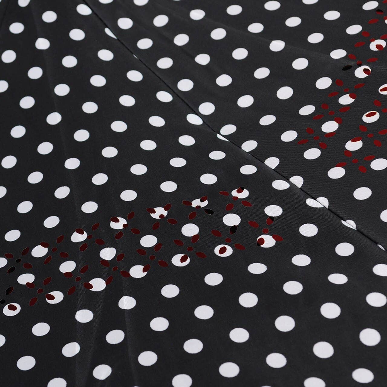 Polka Dot Double Layer Inverted Umbrella