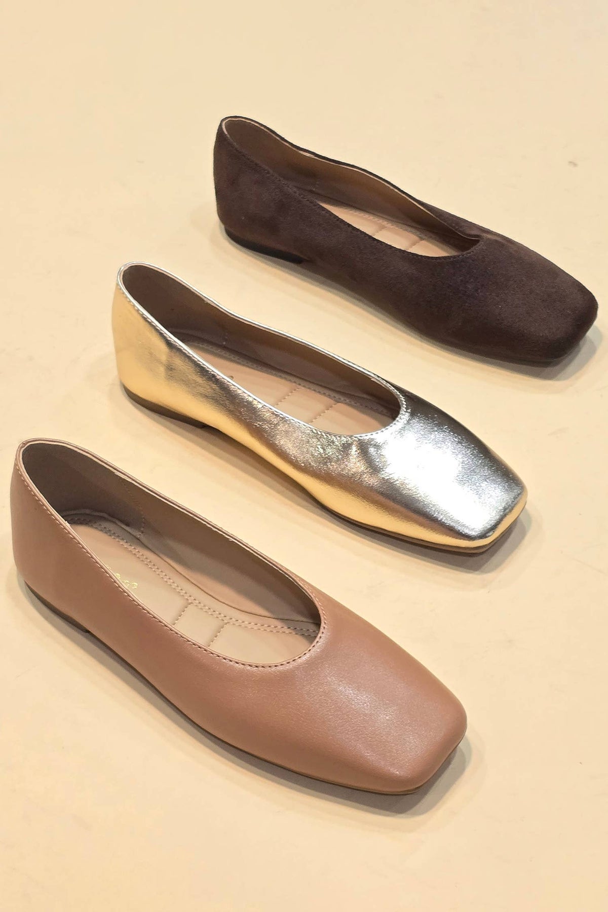 Ballet Flats, Sq Toe