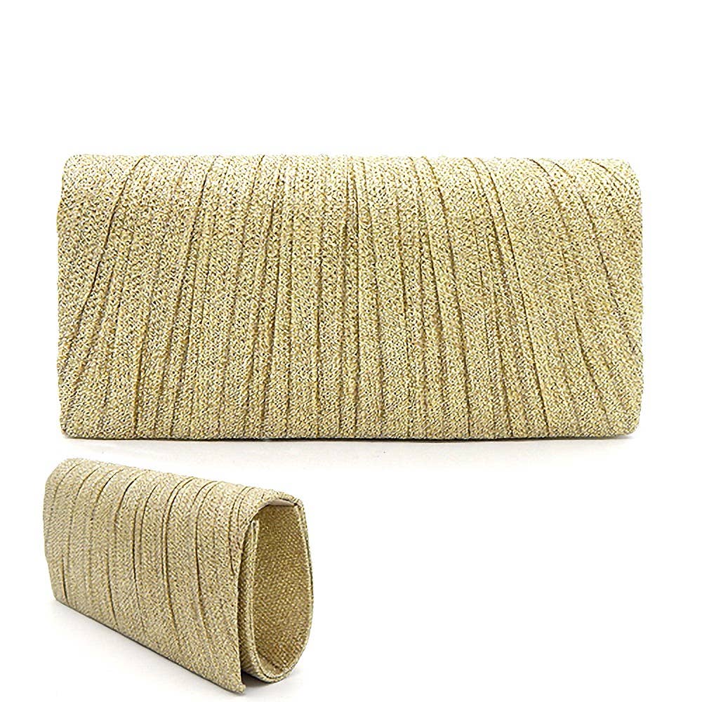 Glitter Texture Evening Clutch Bag