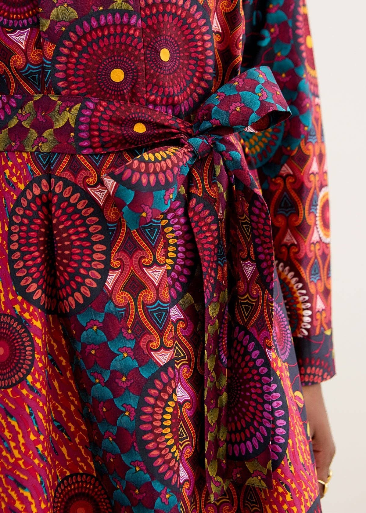 The Monife Heritage Shirt Dress | Navy Bohemian