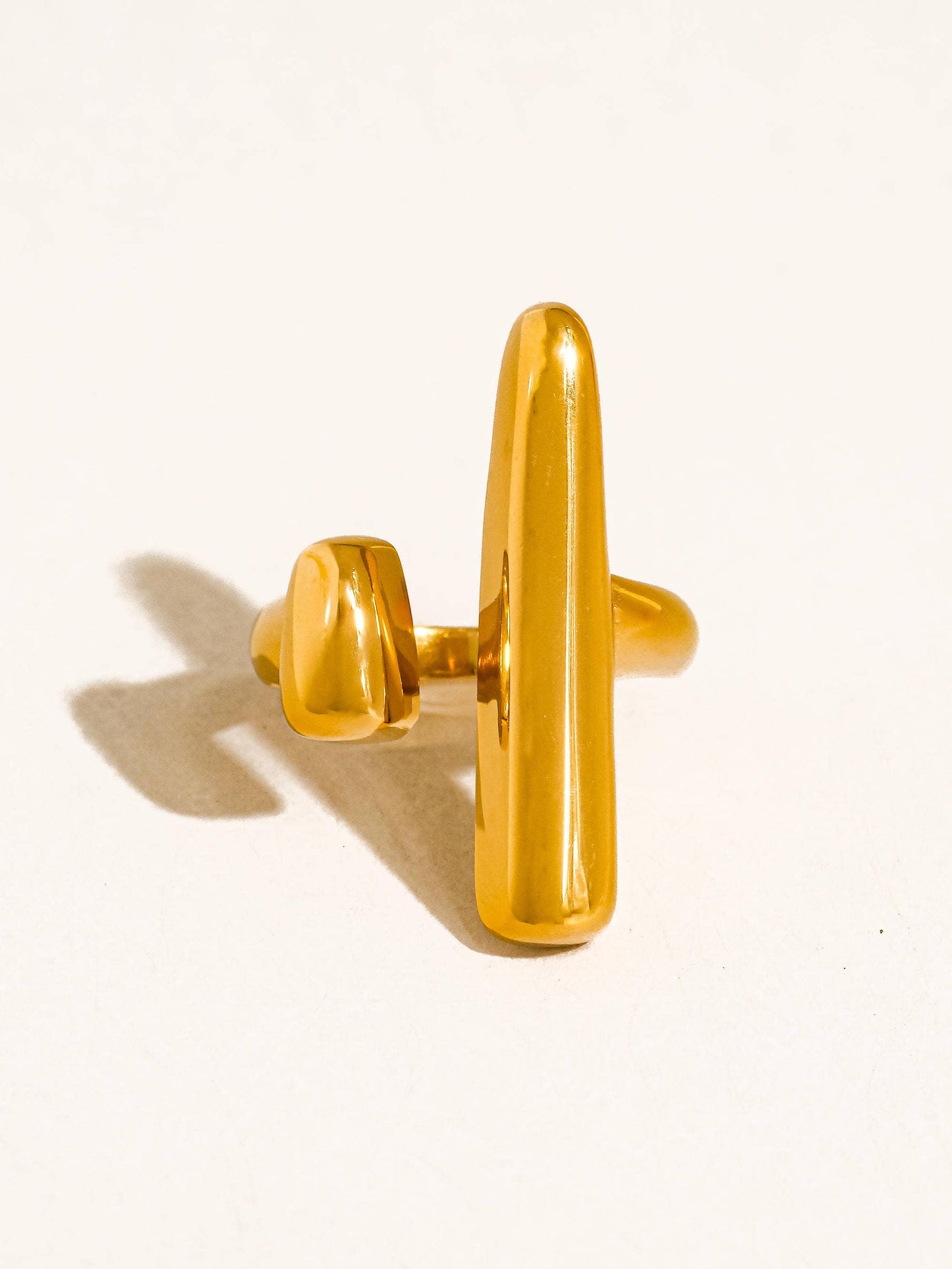 18K Gold Non-Tarnish Statement Rings