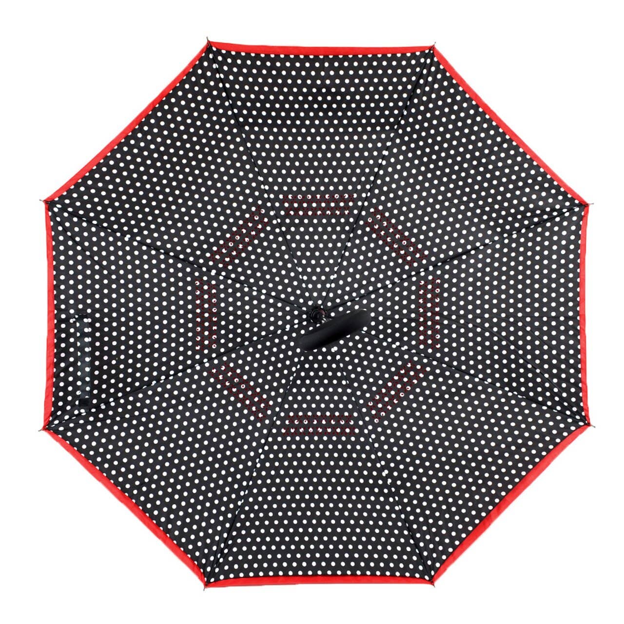 Polka Dot Double Layer Inverted Umbrella