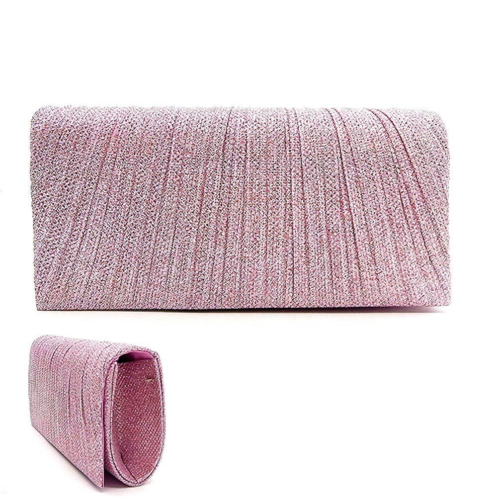 Glitter Texture Evening Clutch Bag