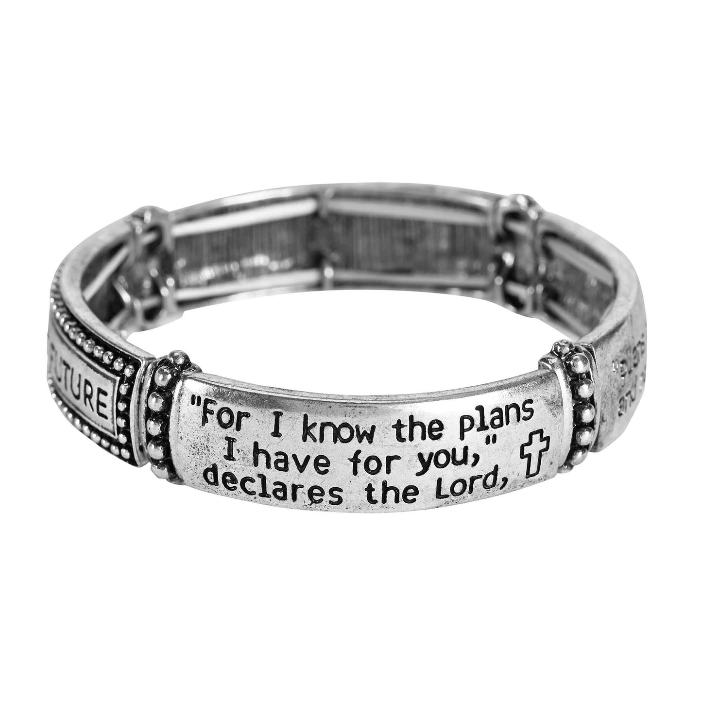 Stretch Bracelet Jeremiah 29:11 Tile