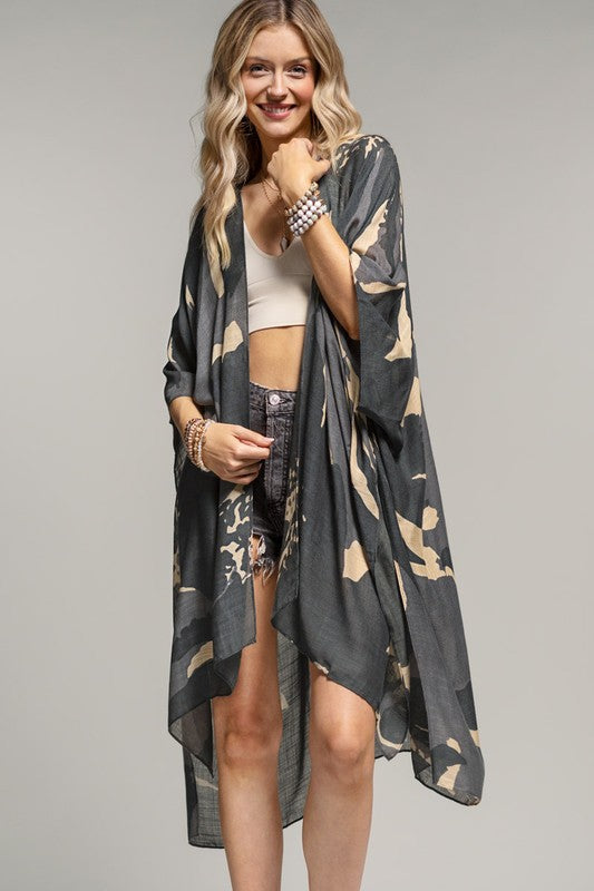 Sweeping Floral Kimono