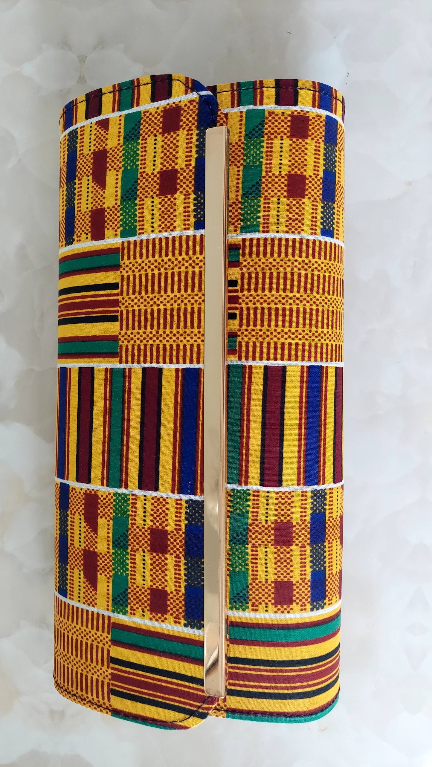 Clutch Purse/ Cross Body- kente Print