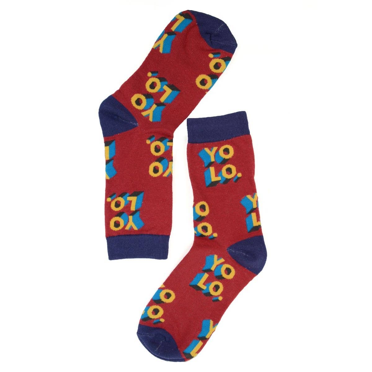 Women's "YOLO" Novelty Socks