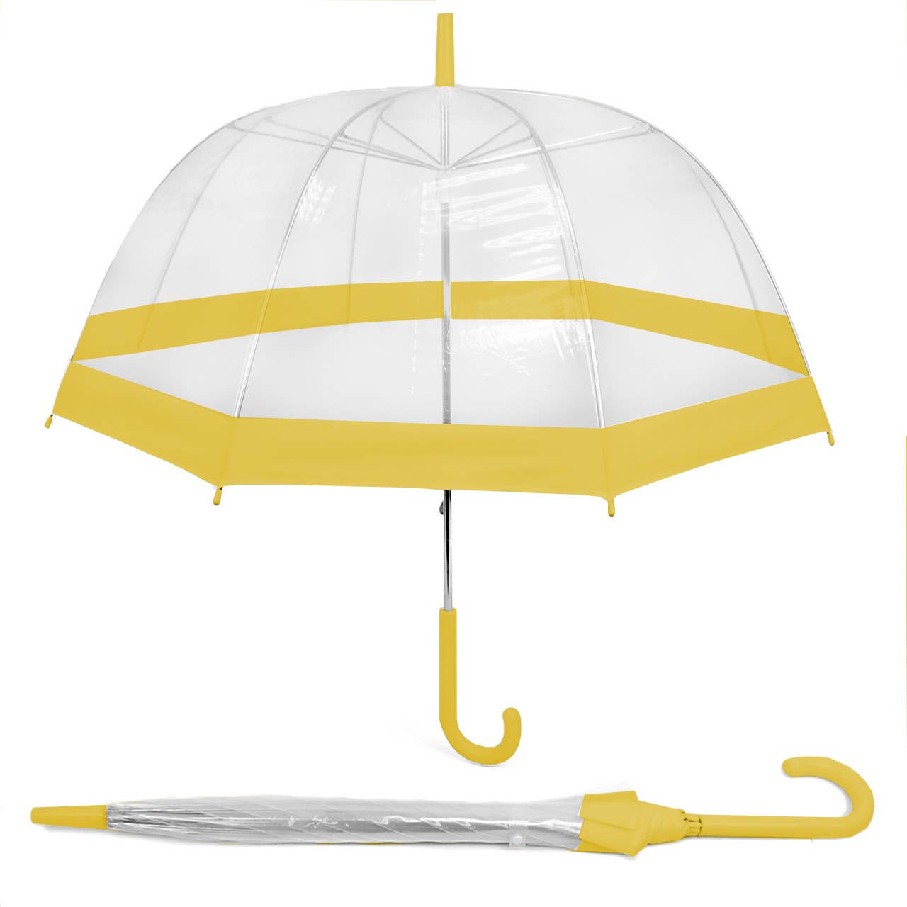 See-Thru-Bubble Wind-Resistant Premium Clear Umbrella-UC18