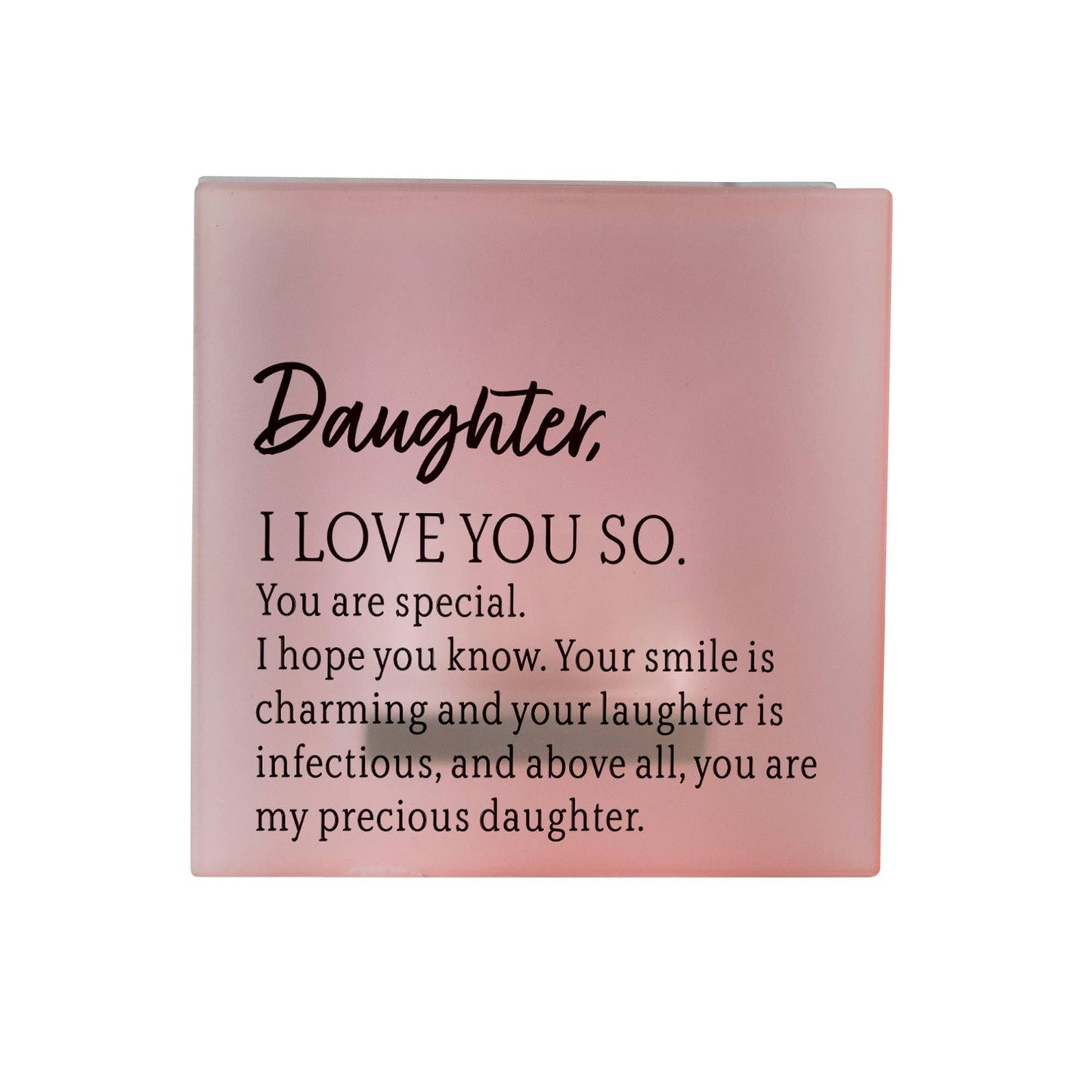 Tealight Square Daughter, I Love You So