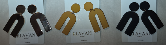 Bold Geometric Statement Earrings
