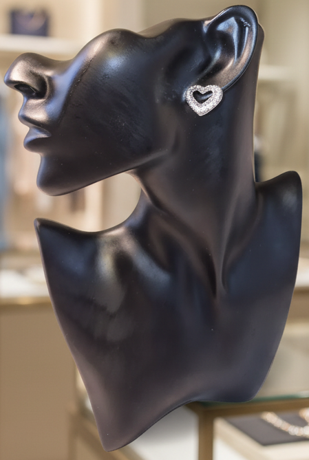Sparkling Hearts Earrings