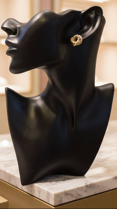 Silver Knotted Earrings