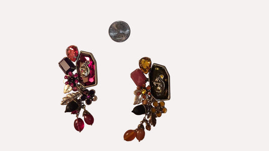 Acorn and Squirrel Broach