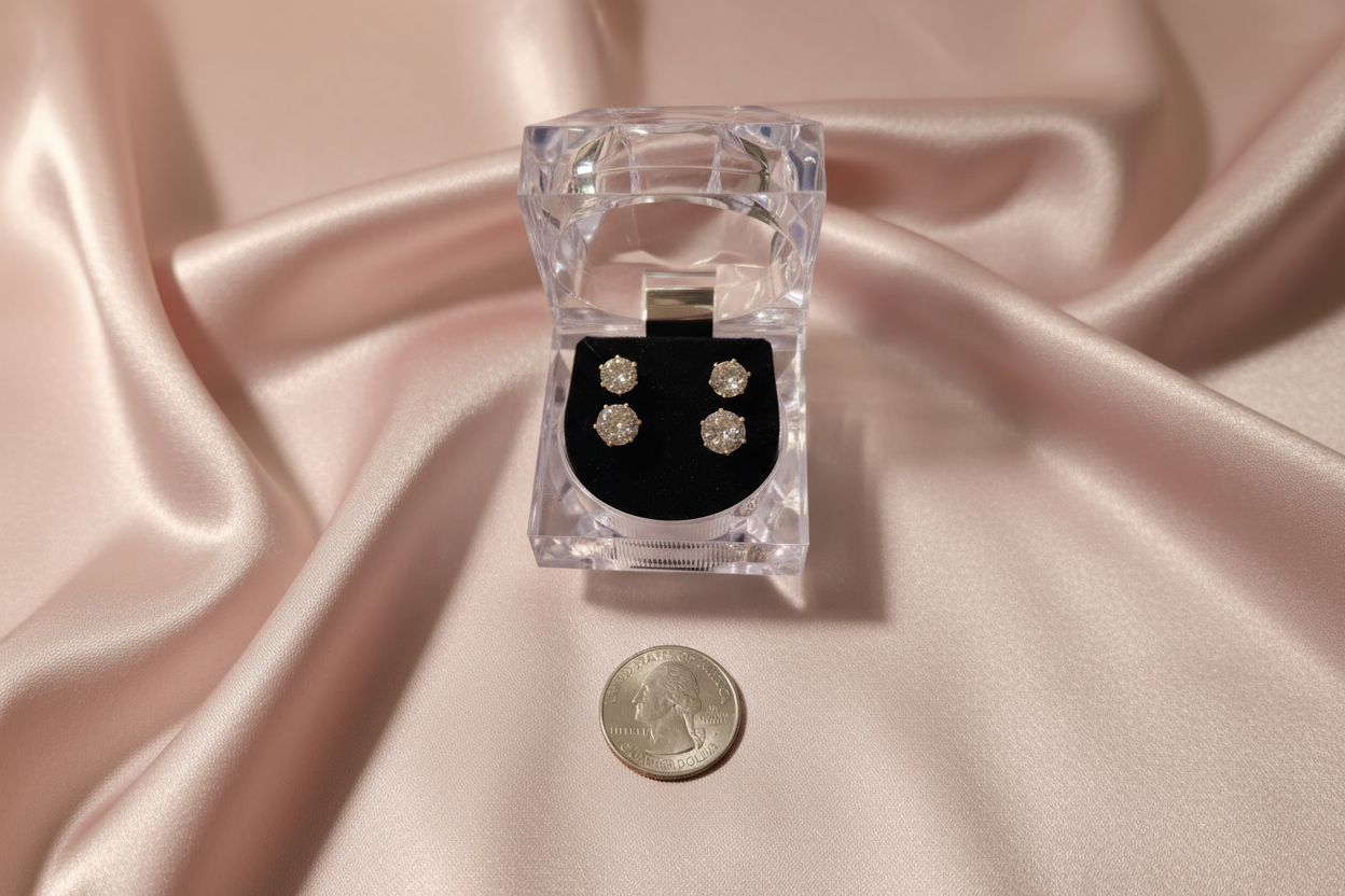 Crystal Studs - Pair S/M