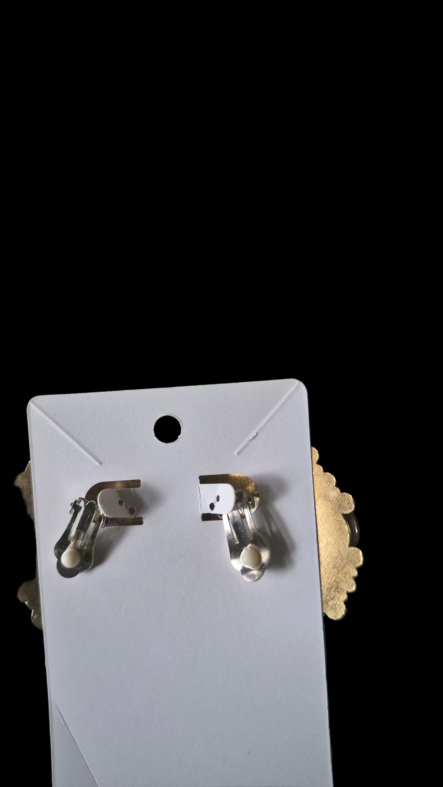 Clip On-Color Pop Rhinestone  Earrings