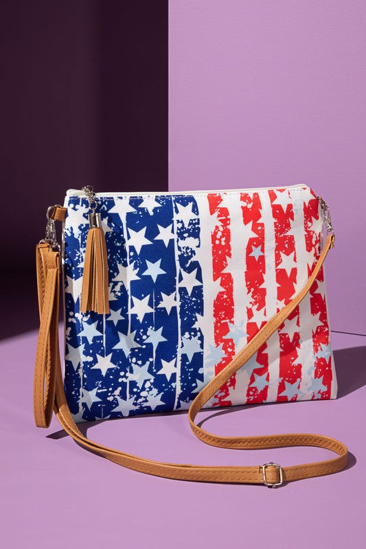 Distressed American Flag Bag