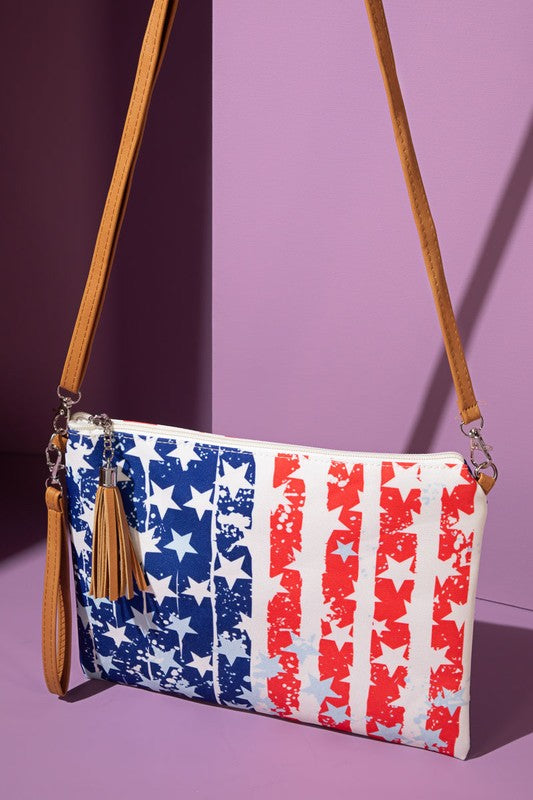 Distressed American Flag Bag