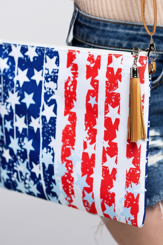 Distressed American Flag Bag