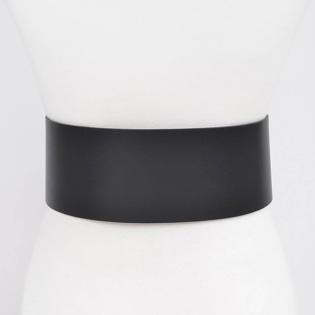 Faux Leather Plus Size Waist Belt