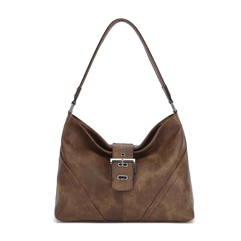 SLOUCHY HOBO WITH BUCKLE