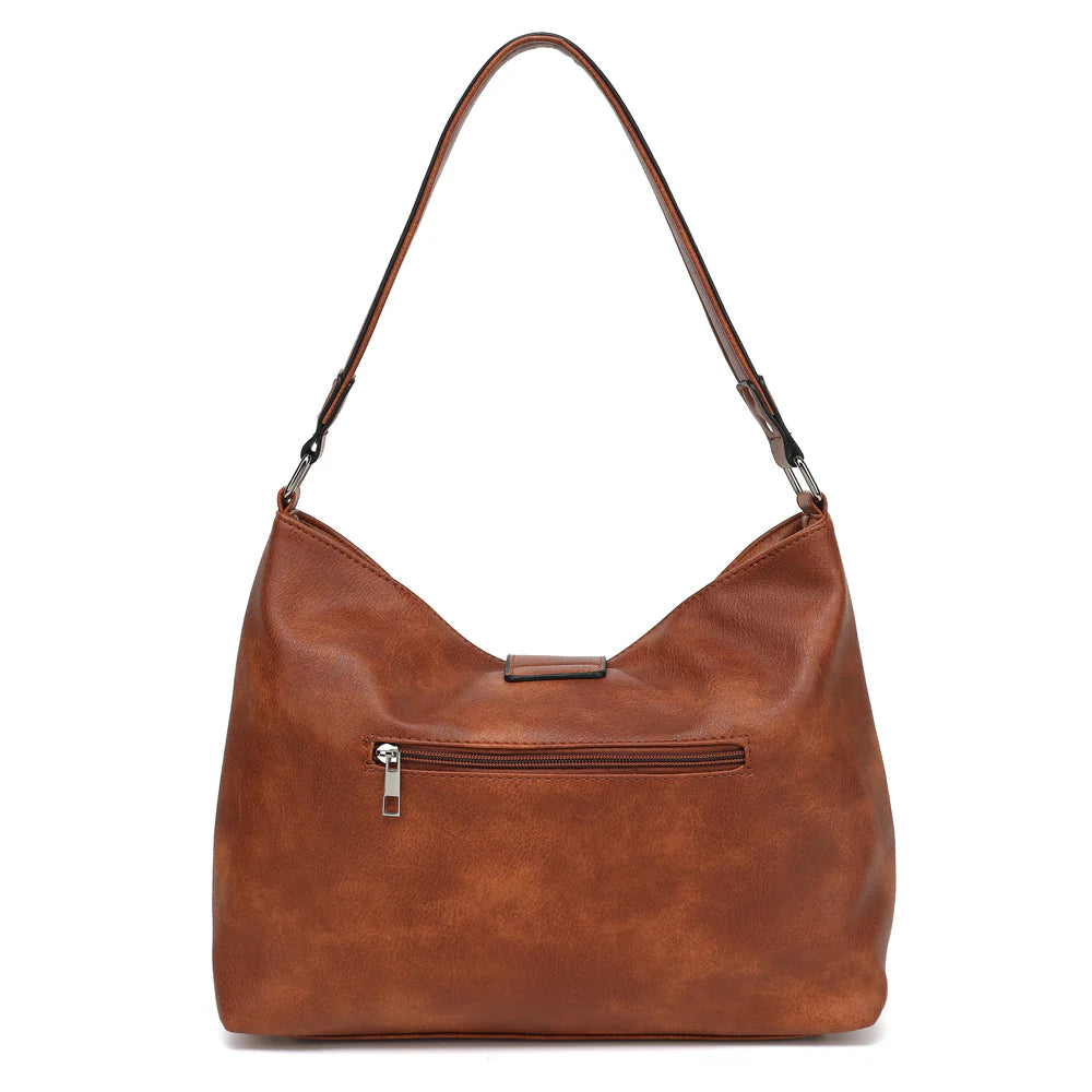 SLOUCHY HOBO WITH BUCKLE