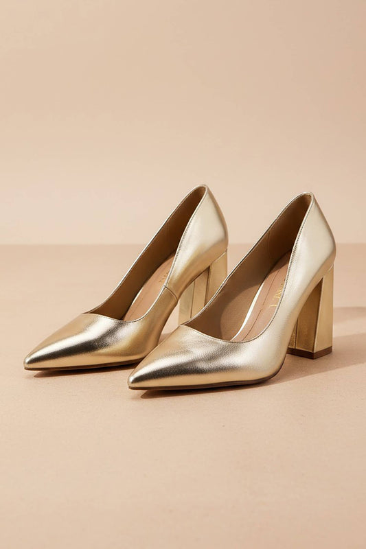 Block Heel Pumps
