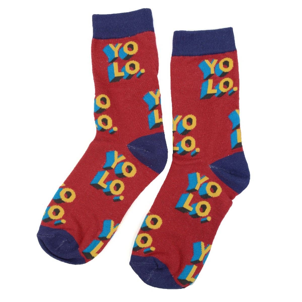 Women's "YOLO" Novelty Socks