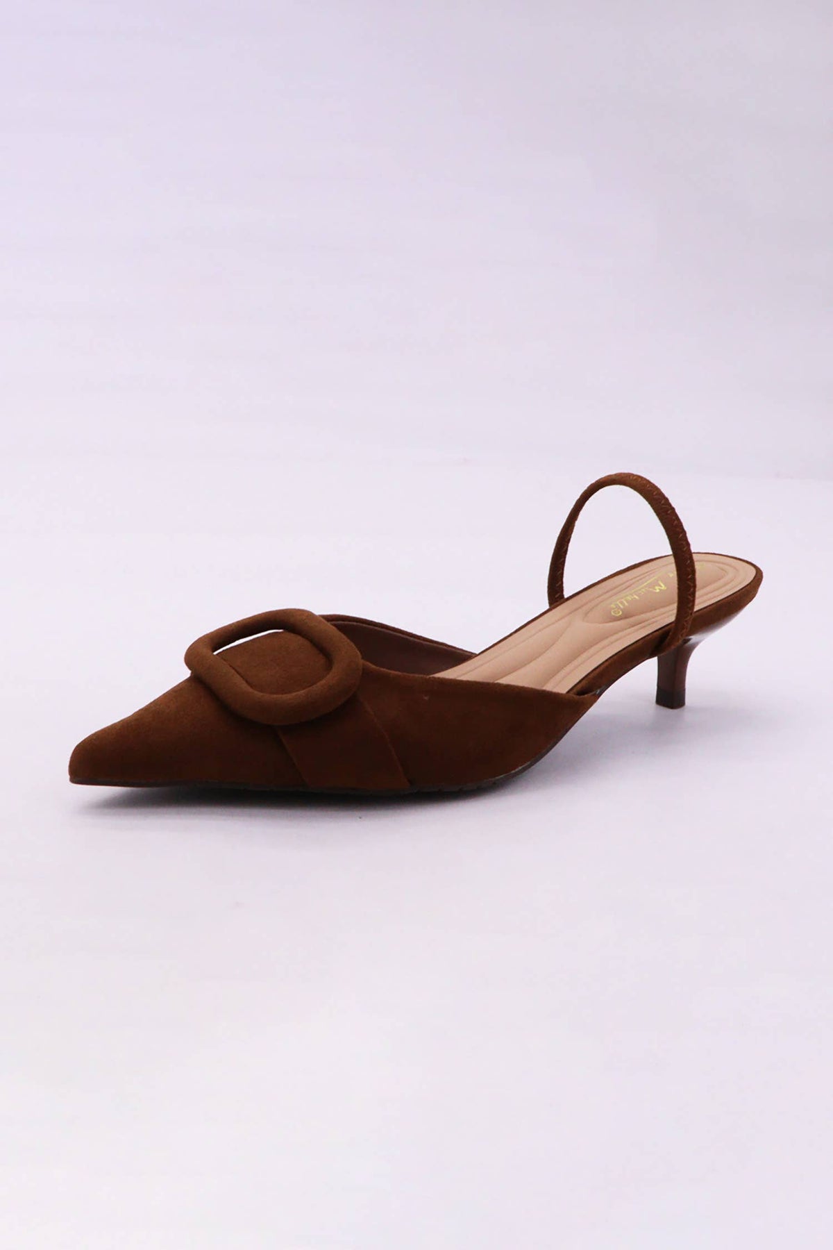 Kitten heel slingbacks