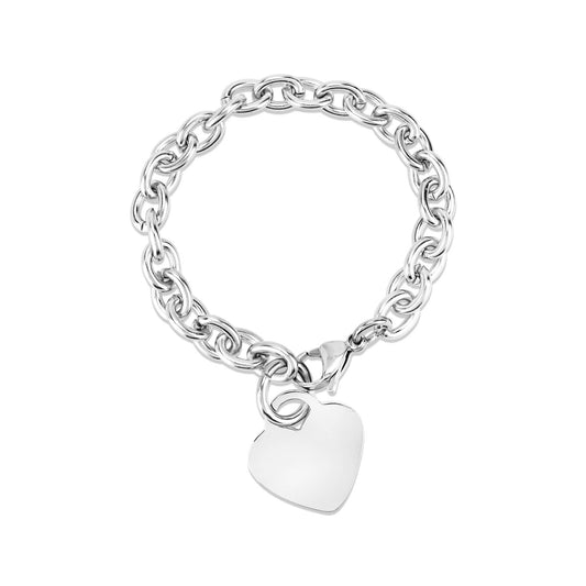 Blank Heart Bracelet / Anklet - Engravable