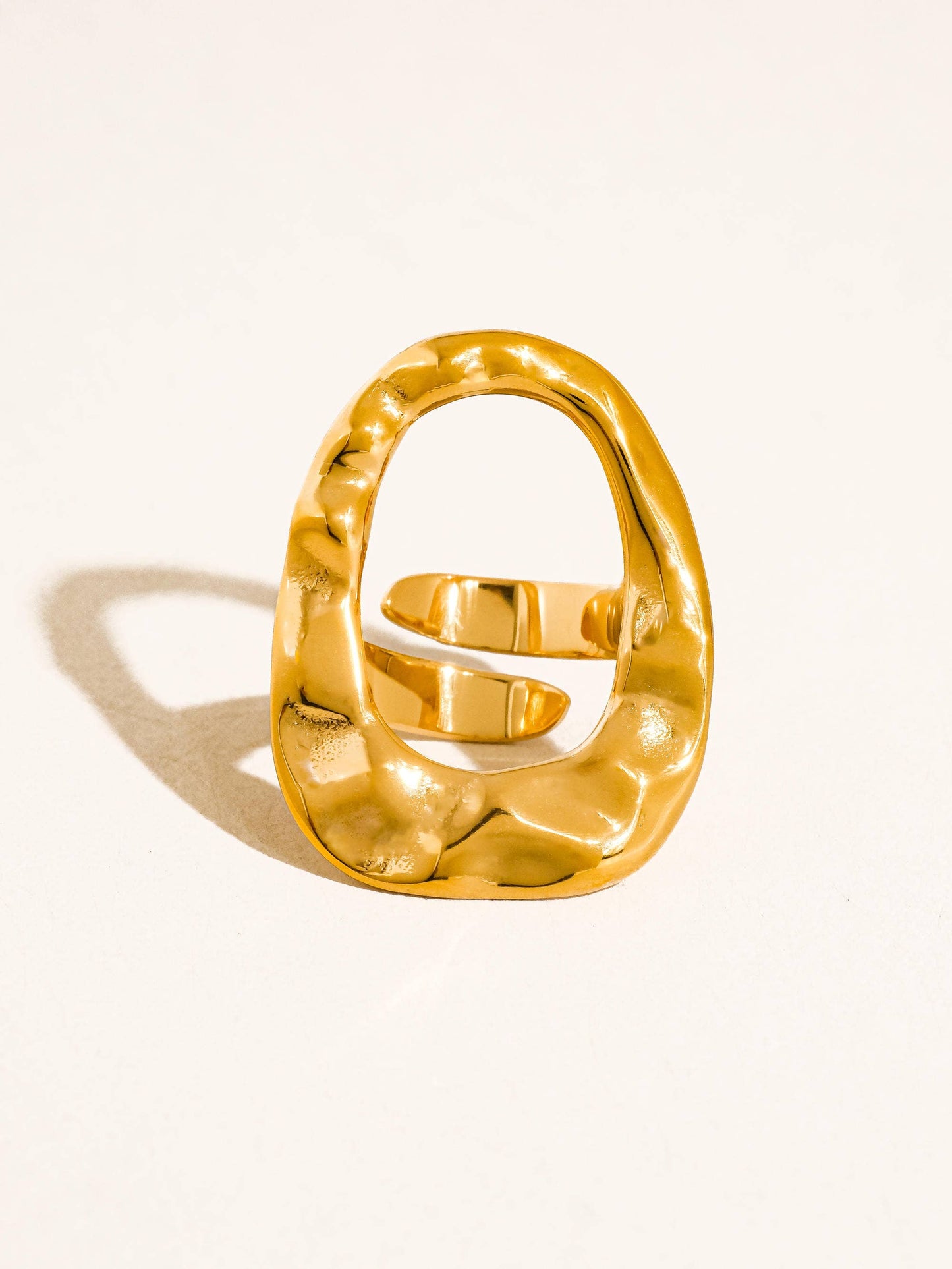 18K Gold Non-Tarnish Statement Rings
