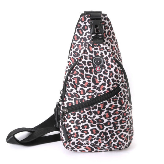 Novelty Sport Leopard Print Sling Bag- NFBG1900