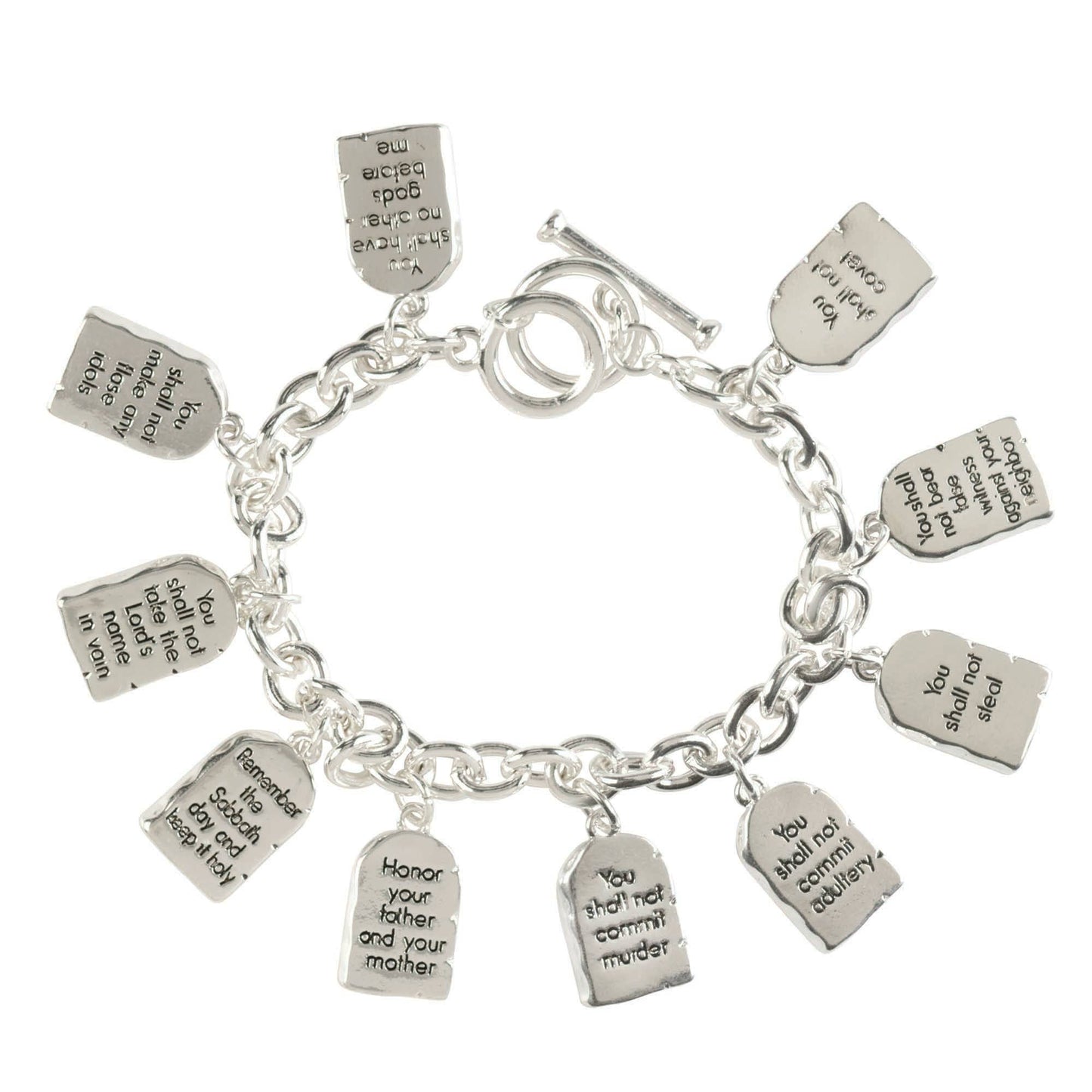 Bracelet 10 Commandments Oval Links