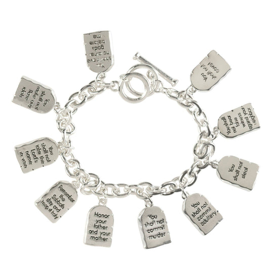 Bracelet 10 Commandments Oval Links