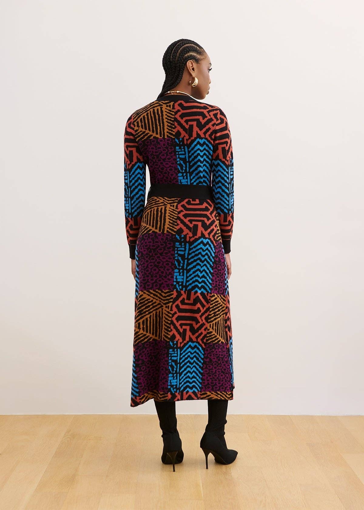 The Aisha Heritage Maxi Cardigan | Harvest Berry