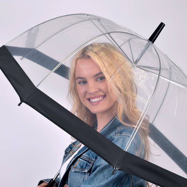 See-Thru-Bubble Wind-Resistant Premium Clear Umbrella-UC18