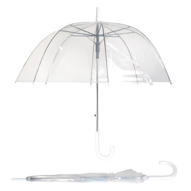 See-Thru-Bubble Wind-Resistant Premium Clear Umbrella-UC18