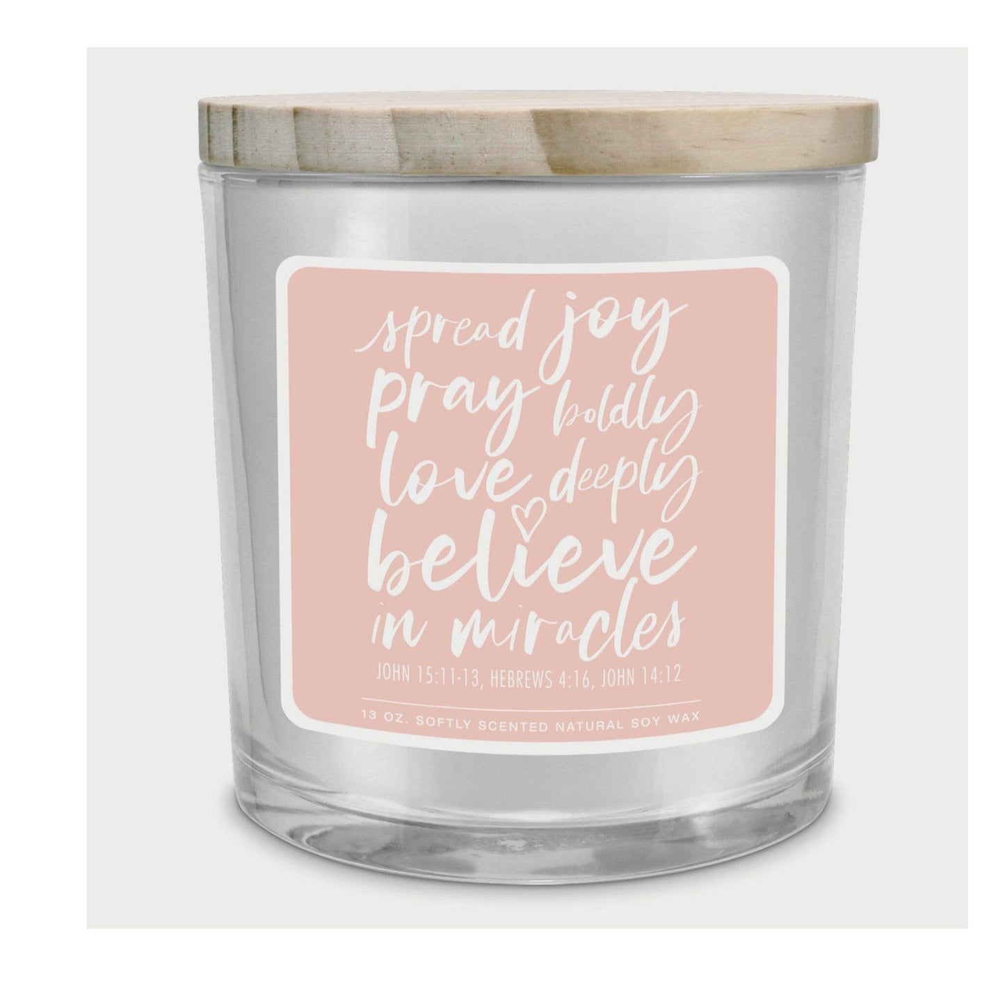 LCP Soy Candle Spread Joy Pray Boldly 13Oz