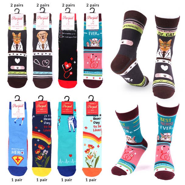 Women's Health Care Hero Socks