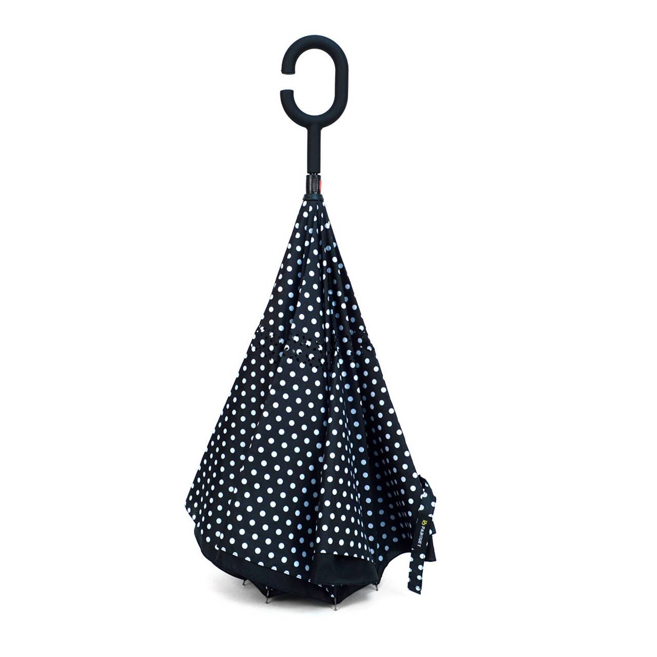 Polka Dot Double Layer Inverted Umbrella