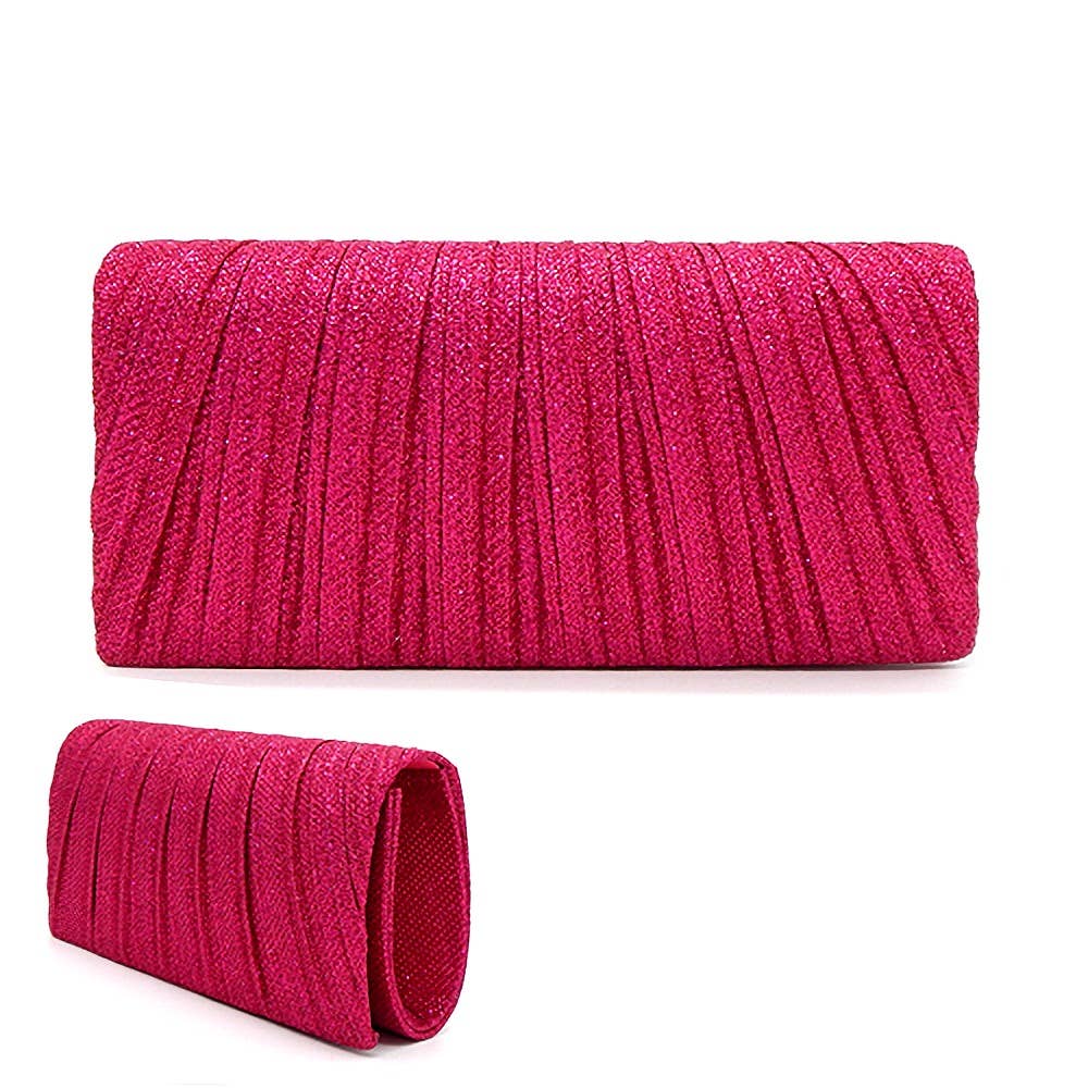 Glitter Texture Evening Clutch Bag