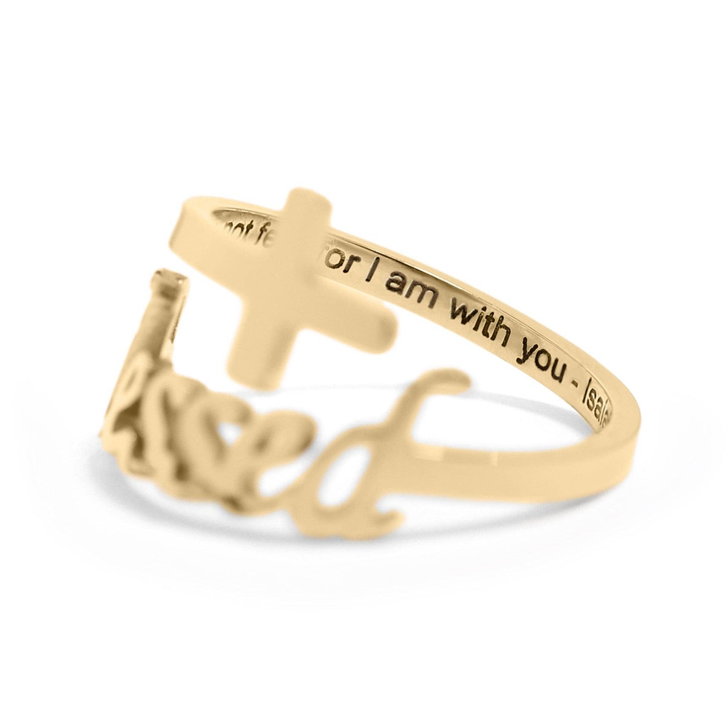 Adjustable “Blessed” Ring, Isaiah 41:10