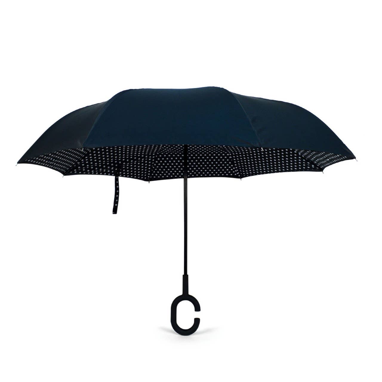 Polka Dot Double Layer Inverted Umbrella