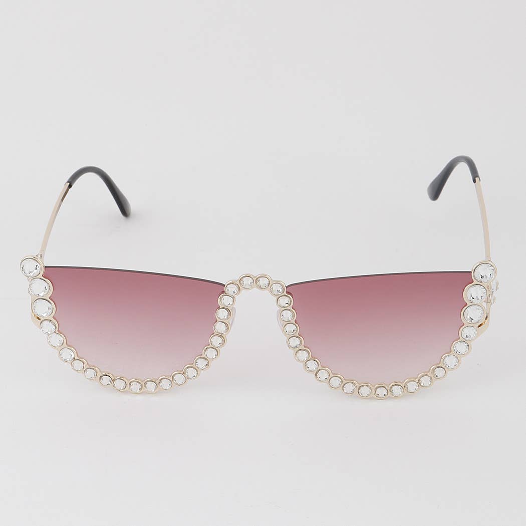 Bottom Jeweled Sunglasses