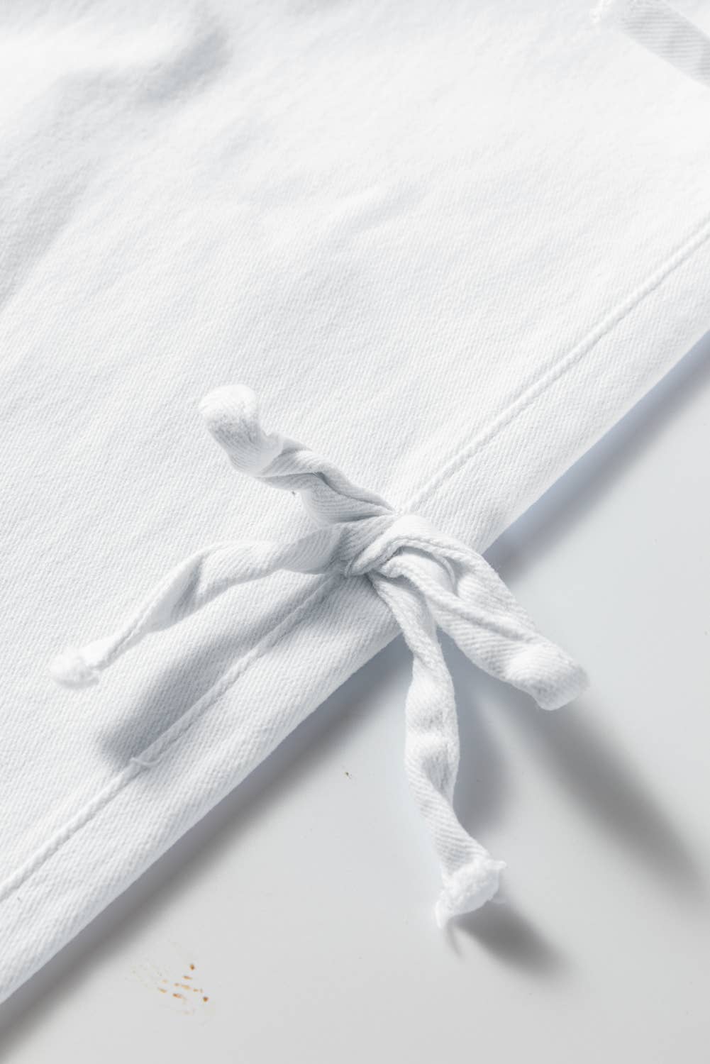 Charming Bow Detail Straight Leg Jeans