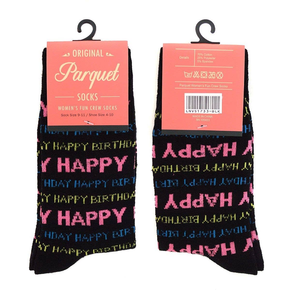 Women's Happy Birthday Novelty Socks