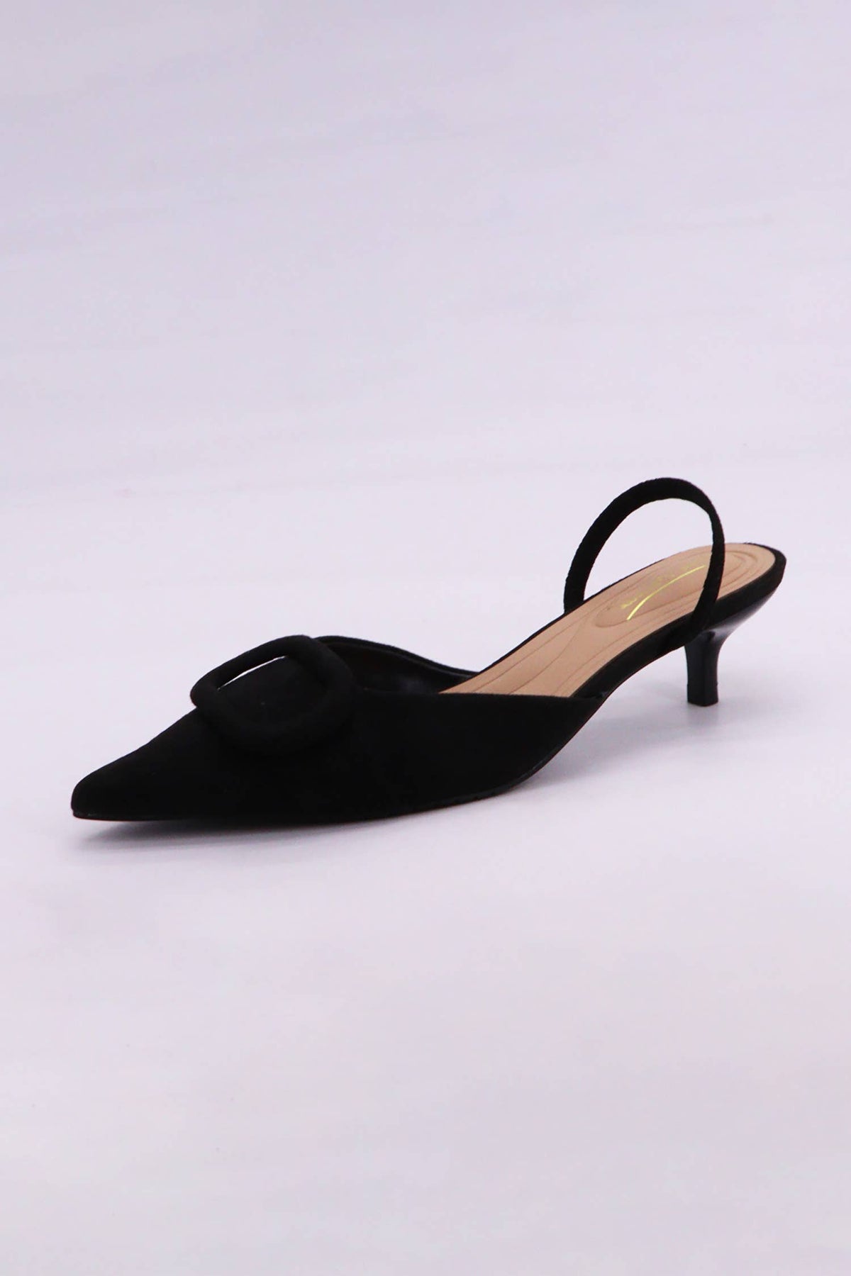 Kitten heel slingbacks