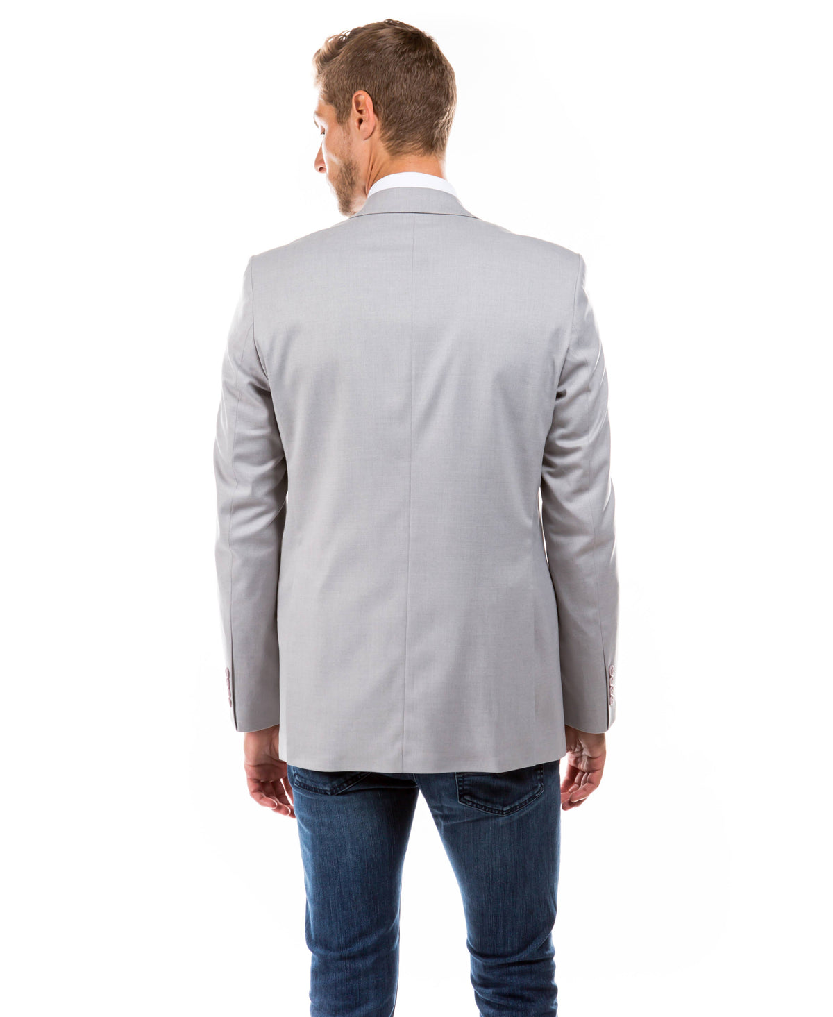 ZeGarie Tailored Fit Suit Separates Jacket, Light Grey