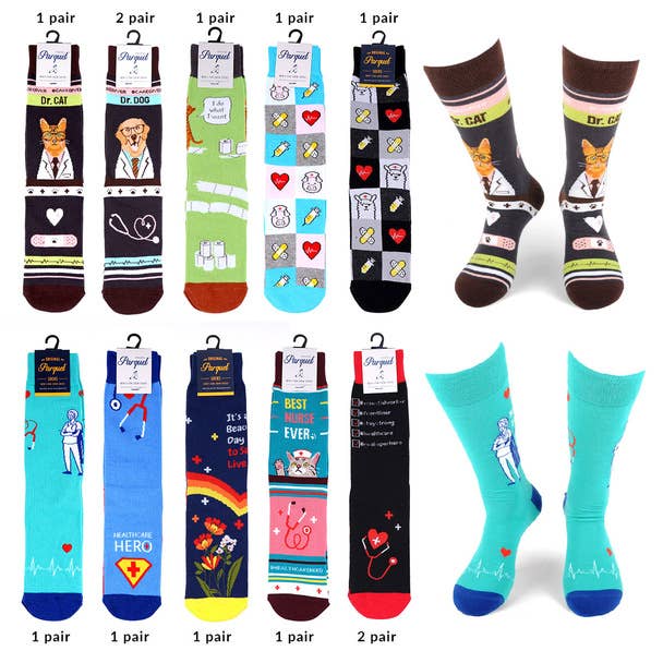 Men's Health Care Hero Socks