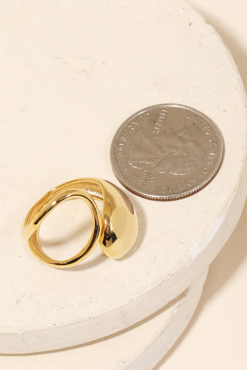 Polished Rounded Band Ring